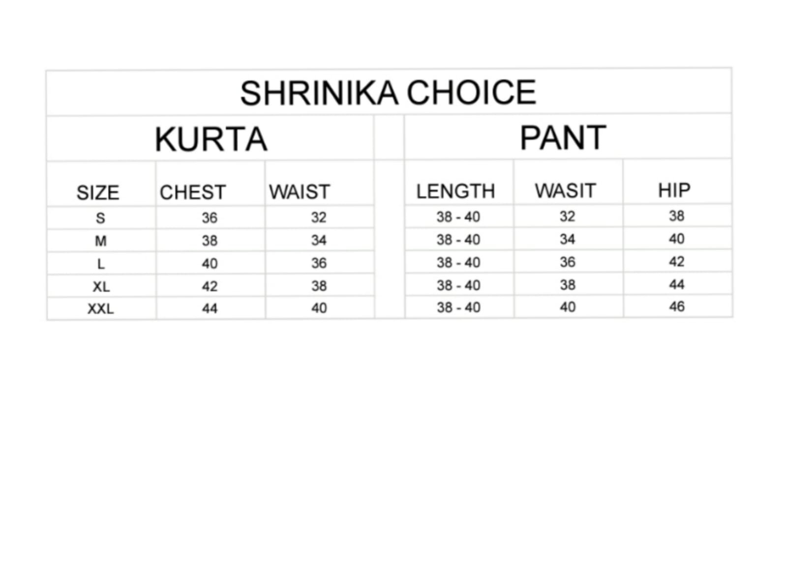 sizechart